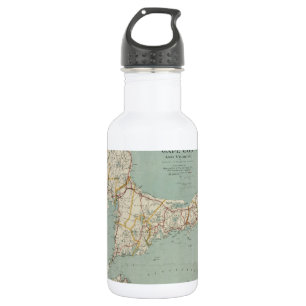 Bouteille D'eau Carte vintage de Cape Cod (1917)