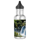 Bouteille D'eau Cascade dans le Parc national de Krka - Dalmatie,  (Gauche)