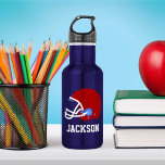 Bouteille D'eau Casque de football Enfants personnalisés<br><div class="desc">Conception personnalisée pour vos petits athlètes et amateurs de sport.</div>