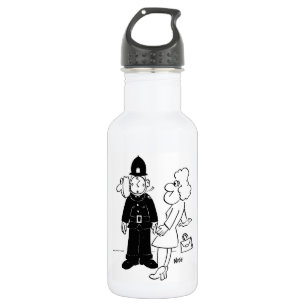 Bouteille D'eau Casque de l'horloge du policier