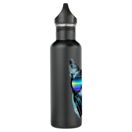 Bouteille D'eau Casques Dj Cat (Gauche)