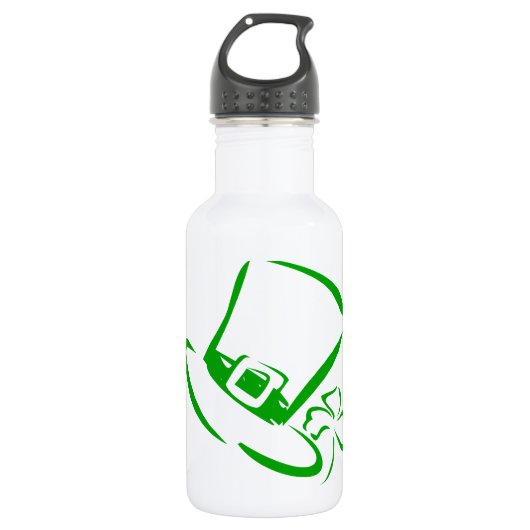 Bouteille D'eau Casquette de la Saint-Patrick (Devant)