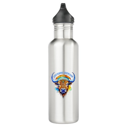 Bouteille D'eau Casquette indienne de bison amérindien (Droite)