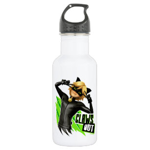 Bouteille D'eau Cat Noir   Graphisme de découpe