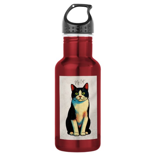 Bouteille D'eau Cat Psiu (Devant)