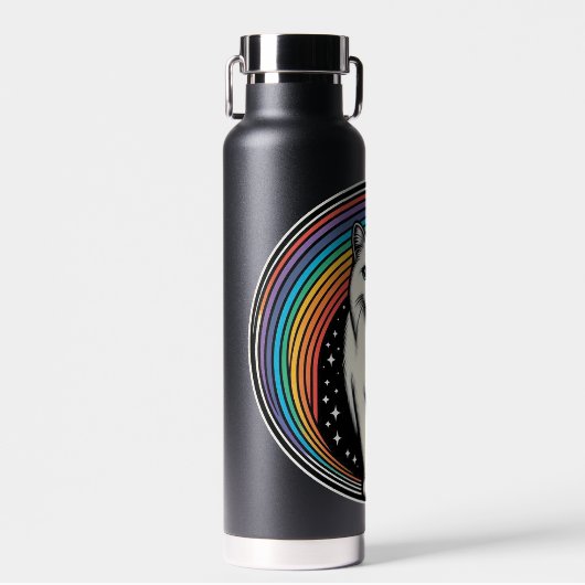 Bouteille D'eau Cat Raibow (Avant)