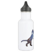 BOUTEILLE D'EAU CAT VS T-REX - TEXTE SPATIAL (Gauche)