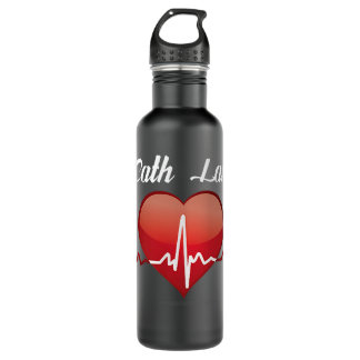 Bouteille D'eau Cath Lab Nurse Heart Heartbeat Love Cardiac Care s