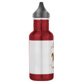 Bouteille D'eau Cavalier d'or art  (Gauche)