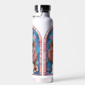 Bouteille D'eau Cavalier King Charles Pastel Vitrail rose (Plage)