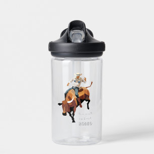 Bouteille D'eau Ce n'est pas mon premier RODEO : Bull rider