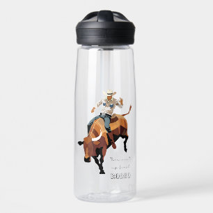 Bouteille D'eau Ce n'est pas mon premier RODEO : Bull rider