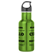 Bouteille D'eau Cello le plus important (Devant)