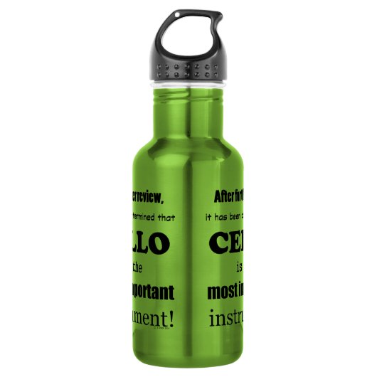 Bouteille D'eau Cello le plus important (Devant)