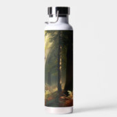 Bouteille D'eau Cerf dans la forêt matinale (Plage)