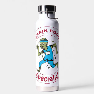 Bouteille D'eau Cerveau Spécialiste alimentaire cerveau zombie