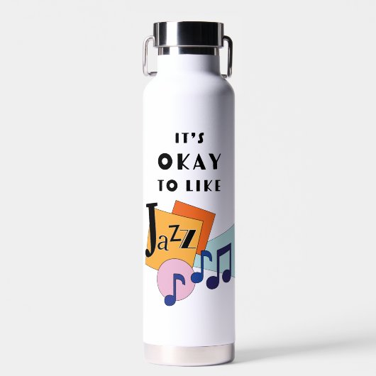 Bouteille D'eau C'est bon d'aimer Jazz V.2 (Avant)
