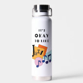 Bouteille D'eau C'est bon d'aimer Jazz V.2 (Arrière)