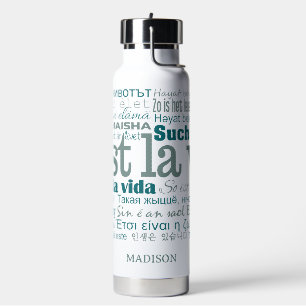 Bouteille D'eau C'est La Vie Nom personnalisé