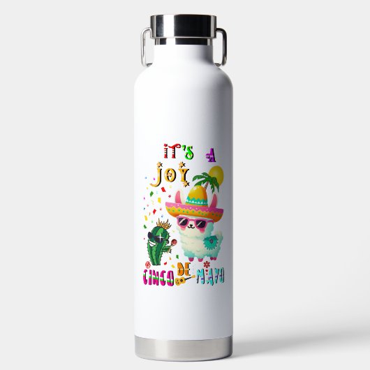 Bouteille D'eau C'est une joie Cinco De Mayo (Avant)