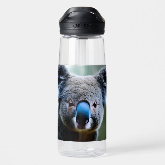 Bouteille D'eau Cet Ours De Koala Aime Juste Un Selfie, (Arrière)