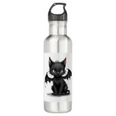 Bouteille D'eau Ch Ch Ch Meow Meow Scary Friday Costume Halloween  (Devant)