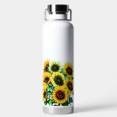 Bouteille D'eau Champ de tournesol Monogramme (Plage)