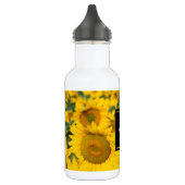 Bouteille D'eau Champ jaune de tournesols photo (Gauche)