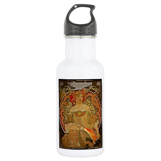 Bouteille D'eau Champagne GIrl c1897 (Devant)