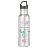 Bouteille D'eau Champignons colorés (Devant)