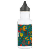 Bouteille D'eau Champignons d'automne, feuilles, noix et baies sur (Gauche)