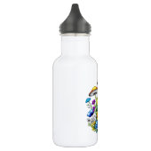 Bouteille D'eau Champignons et fleurs magiques (Gauche)