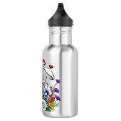 Bouteille D'eau Champignons et fleurs magiques (Droite)