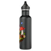 Bouteille D'eau Champignons hippies Camping Champignons de forêt p (Droite)