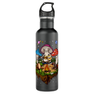 Bouteille D'eau Champignons hippies Camping Champignons de forêt p