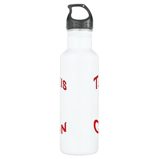 Bouteille D'eau Champion de ping-pong (Dos)