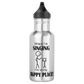 Bouteille D'eau Chanter Happy Place (Droite)