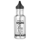 Bouteille D'eau Chanter Happy Place (Gauche)