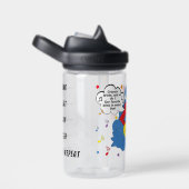 Bouteille D'eau Chants Dinosaures (Arrière Complet)