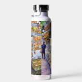 Bouteille D'eau Charge de travail artistique extraordinaire (Plage)