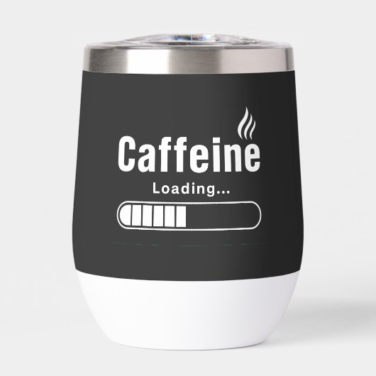 Bouteille d'eau – “Chargement de caféine…” (Avant)