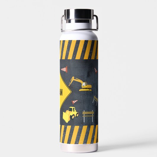 Bouteille D'eau Chariots de construction École de machinerie lourd (Arrière)