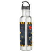 Bouteille D'eau Chariots de construction École de machinerie lourd (Dos)