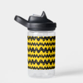 Bouteille D'eau Charlie Brown Zig Zag Motif (Arrière Complet)