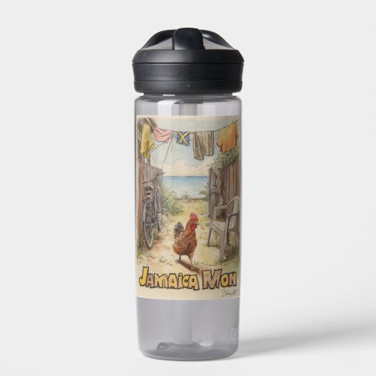 Bouteille D'eau Charme tropical jamaïcain (Extérieur)