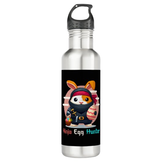 Bouteille D'eau Chasseur d'oeufs de Ninja (Devant)