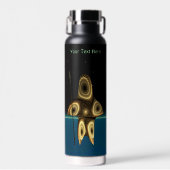 Bouteille D'eau Chasseur inuit fractal (Avant)