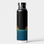 Bouteille D'eau Chasseur inuit fractal (Gauche)