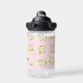 Bouteille D'eau Chat brun mignon motif rose (Salle de sport)