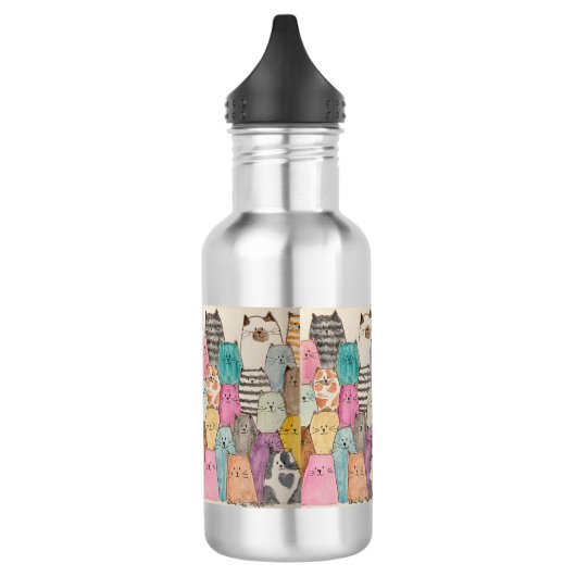Bouteille D'eau Chat! Chat! Chat! (Gauche)